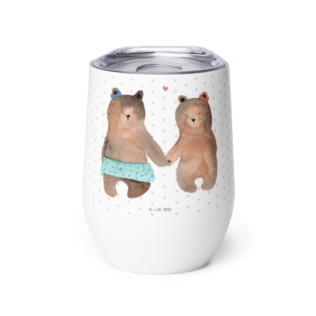 Weinbecher Bär Freundin Weinbecher, Glühwein Becher, Heißgetränke, Trinkbecher, Weinkelch, Weingläser, hochwertiger Weinbecher, Weinbecher Reisen, Weinbecher unterwegs, Bär, Teddy, Teddybär, Bär Freundin Beste Freund Liebe Liebesbeweis Verliebt Kumpel Kumpeliene