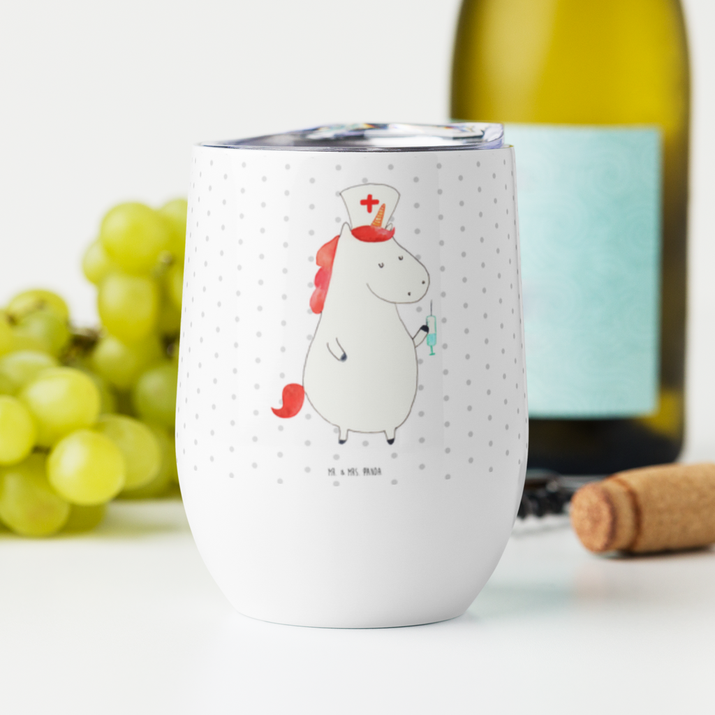 Weinbecher Einhorn Krankenschwester Weinbecher, Glühwein Becher, Heißgetränke, Trinkbecher, Weinkelch, Weingläser, hochwertiger Weinbecher, Weinbecher Reisen, Weinbecher unterwegs, Einhorn, Einhörner, Einhorn Deko, Pegasus, Unicorn, Krankenschwester Geschenk, Krankenpfleger Geschenk, Krankenpflegerin, Krankenschwester Dankeschön, Krankenhaus, Ärztin Geschenk