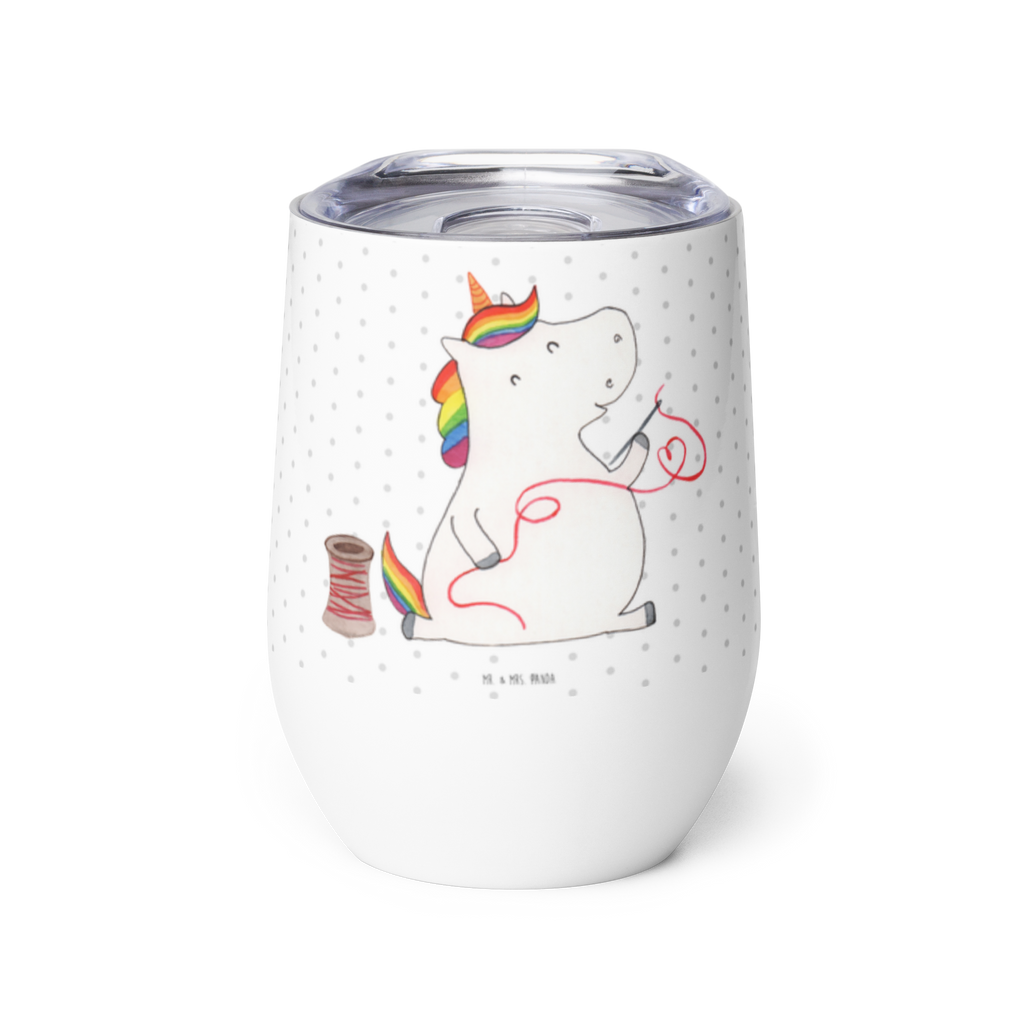 Weinbecher Einhorn Näherin Weinbecher, Glühwein Becher, Heißgetränke, Trinkbecher, Weinkelch, Weingläser, hochwertiger Weinbecher, Weinbecher Reisen, Weinbecher unterwegs, Einhorn, Einhörner, Einhorn Deko, Pegasus, Unicorn, Näherin, nähen, Mädchen, Freundin, Häkeln, Stricken, basteln, Nähzimmer