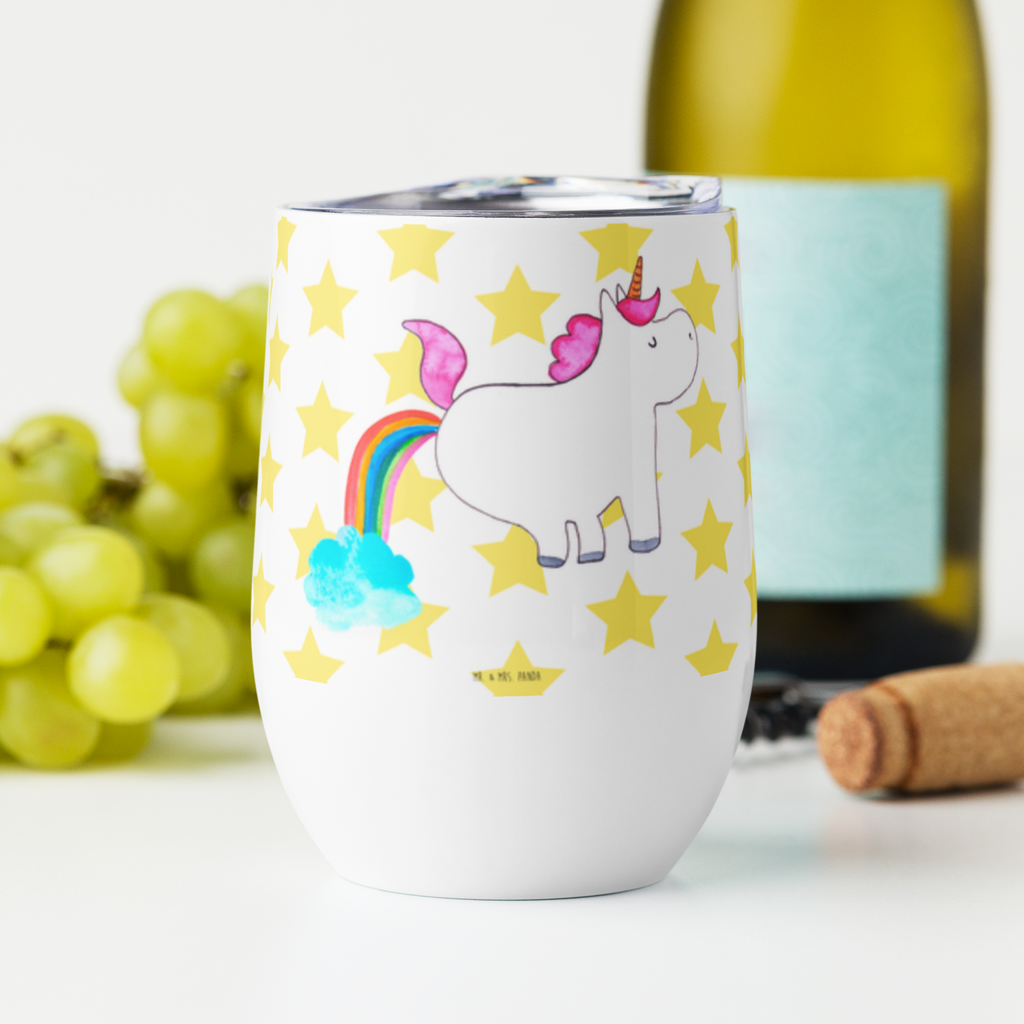 Weinbecher Einhorn Pupsend Weinbecher, Glühwein Becher, Heißgetränke, Trinkbecher, Weinkelch, Weingläser, hochwertiger Weinbecher, Weinbecher Reisen, Weinbecher unterwegs, Einhorn, Einhörner, Einhorn Deko, Pegasus, Unicorn, Pups, Regenbogen, Glitzer, Einhornpower, Erwachsenwerden, Spaß, lustig, Freundin