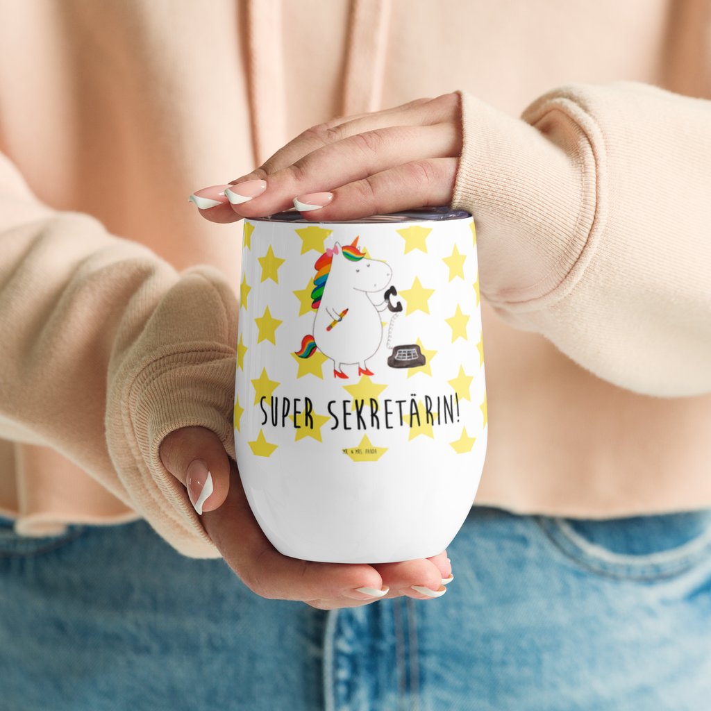 Weinbecher Einhorn Sekretärin Weinbecher, Glühwein Becher, Heißgetränke, Trinkbecher, Weinkelch, Weingläser, hochwertiger Weinbecher, Weinbecher Reisen, Weinbecher unterwegs, Einhorn, Einhörner, Einhorn Deko, Pegasus, Unicorn, Sekretärin, Büro, Rechtsanwältin, Rechtsanwaltsgehilfin, Steuerbüro, Steuerkanzlei, Bürokraft, Bürohilfe
