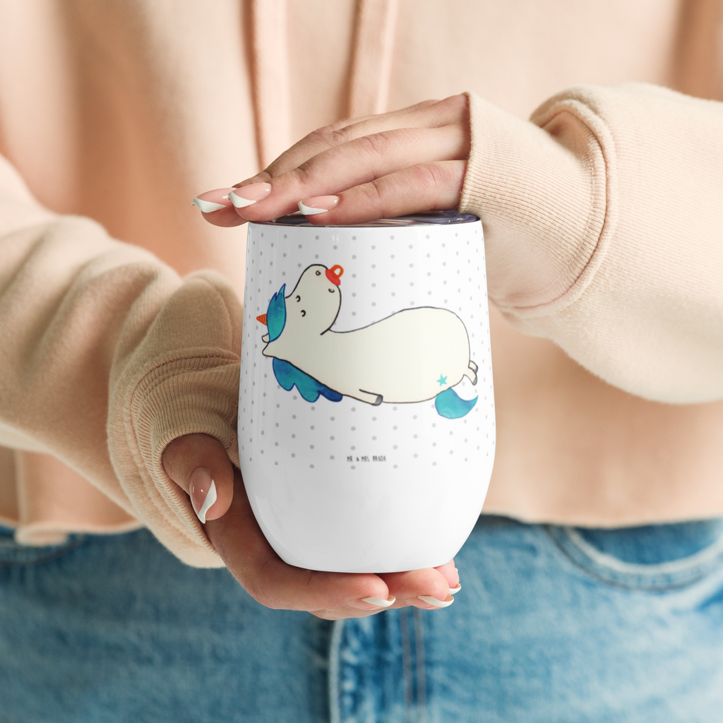 Weinbecher Einhorn Schnullie Weinbecher, Glühwein Becher, Heißgetränke, Trinkbecher, Weinkelch, Weingläser, hochwertiger Weinbecher, Weinbecher Reisen, Weinbecher unterwegs, Einhorn, Einhörner, Einhorn Deko, Pegasus, Unicorn, Baby, Kleinkind, Geburt, Geburtstag, Säugling, Schnuller, Geschenk Geburt, Mutter, Mama