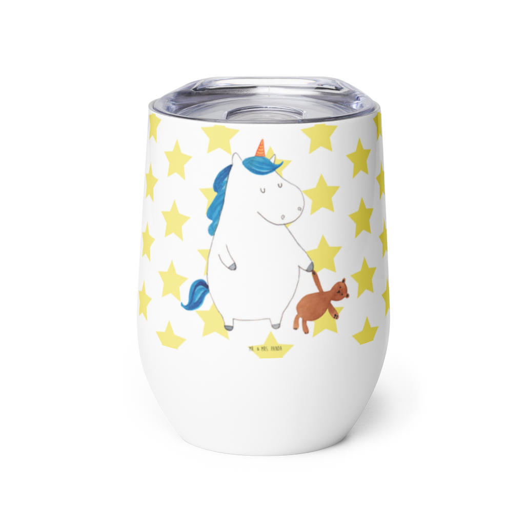 Weinbecher Einhorn Teddy Weinbecher, Glühwein Becher, Heißgetränke, Trinkbecher, Weinkelch, Weingläser, hochwertiger Weinbecher, Weinbecher Reisen, Weinbecher unterwegs, Einhorn, Einhörner, Einhorn Deko, Pegasus, Unicorn, schlafen, gute Nacht, Single, Bett, Träumen, Freundin, Singleleben