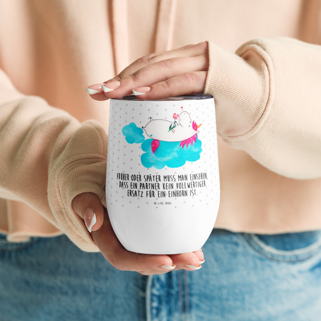 Weinbecher Einhorn verliebt auf Wolke Weinbecher, Glühwein Becher, Heißgetränke, Trinkbecher, Weinkelch, Weingläser, hochwertiger Weinbecher, Weinbecher Reisen, Weinbecher unterwegs, Einhorn, Einhörner, Einhorn Deko, Pegasus, Unicorn, verliebt, Liebe, Liebesbeweis, Freundin, Wolke