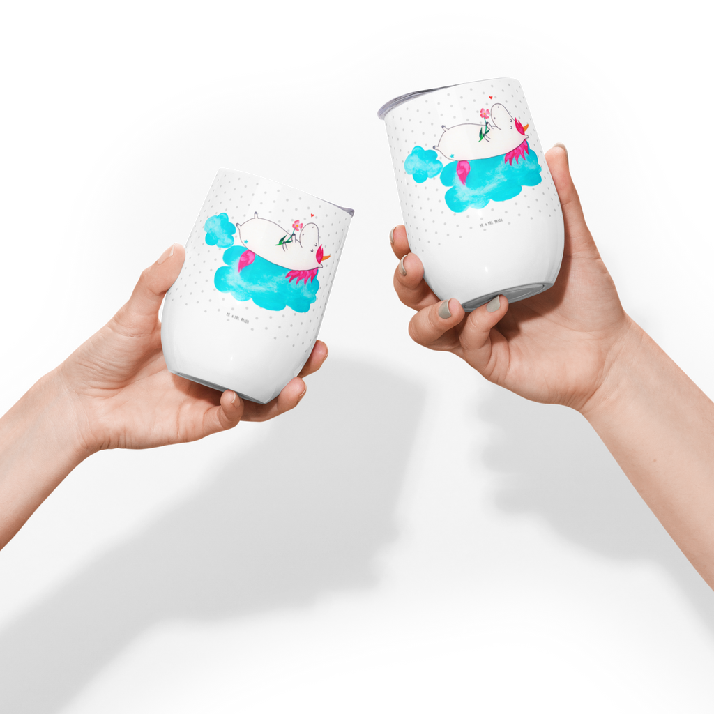 Weinbecher Einhorn verliebt auf Wolke Weinbecher, Glühwein Becher, Heißgetränke, Trinkbecher, Weinkelch, Weingläser, hochwertiger Weinbecher, Weinbecher Reisen, Weinbecher unterwegs, Einhorn, Einhörner, Einhorn Deko, Pegasus, Unicorn, verliebt, Liebe, Liebesbeweis, Freundin, Wolke