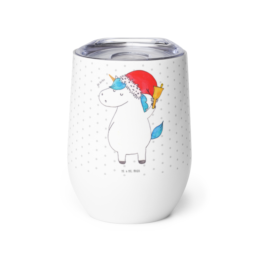 Weinbecher Einhorn Weihnachtsmann Weinbecher, Glühwein Becher, Heißgetränke, Trinkbecher, Weinkelch, Weingläser, hochwertiger Weinbecher, Weinbecher Reisen, Weinbecher unterwegs, Einhorn, Einhörner, Einhorn Deko, Pegasus, Unicorn, Gin, Schokolade, Schoki, Weihnachten, Weihnachtsmann, Nikolaus, Wunschzettel, Wunschliste, Feenstaub