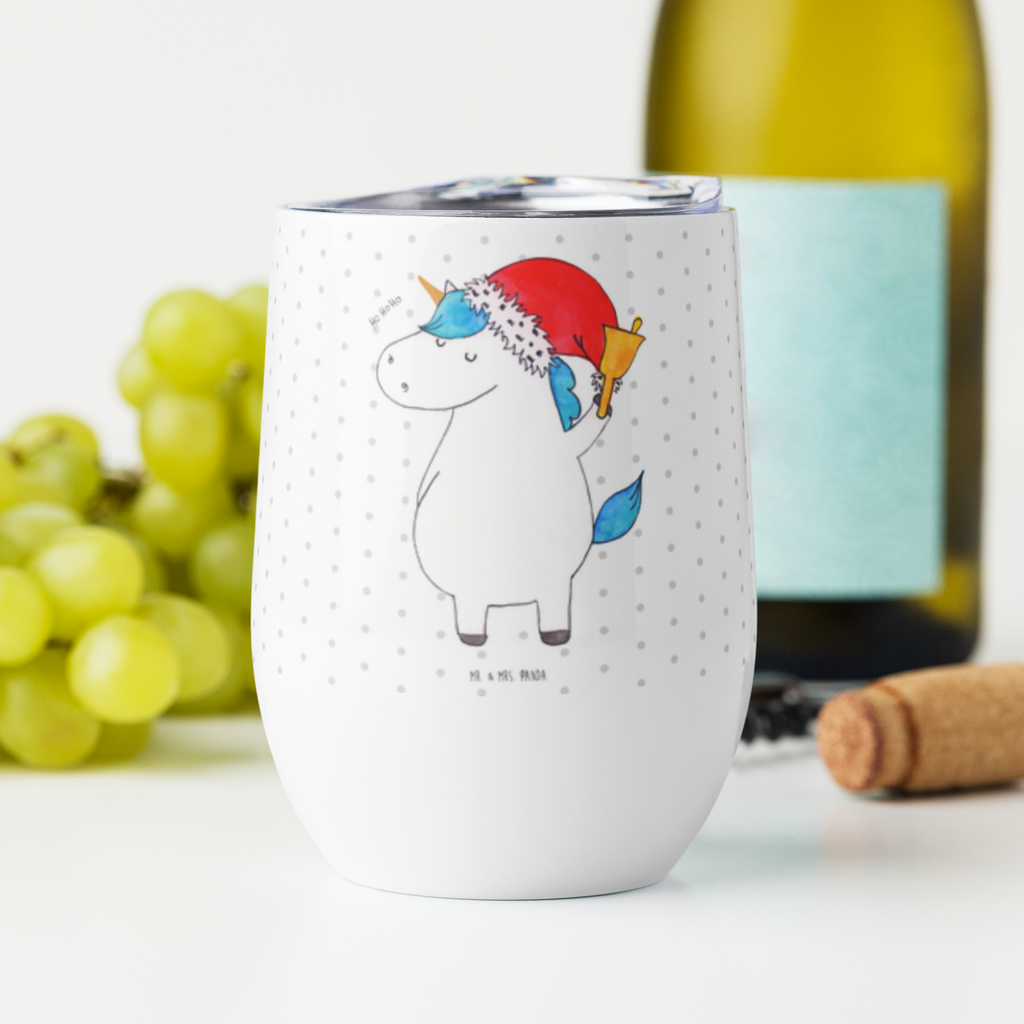 Weinbecher Einhorn Weihnachtsmann Weinbecher, Glühwein Becher, Heißgetränke, Trinkbecher, Weinkelch, Weingläser, hochwertiger Weinbecher, Weinbecher Reisen, Weinbecher unterwegs, Einhorn, Einhörner, Einhorn Deko, Pegasus, Unicorn, Gin, Schokolade, Schoki, Weihnachten, Weihnachtsmann, Nikolaus, Wunschzettel, Wunschliste, Feenstaub