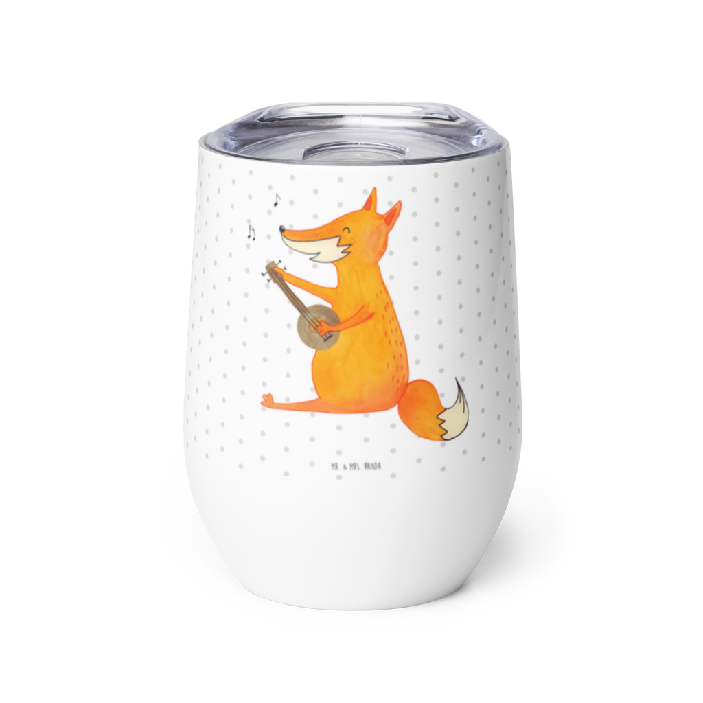 Weinbecher Fuchs Gitarre Weinbecher, Glühwein Becher, Heißgetränke, Trinkbecher, Weinkelch, Weingläser, hochwertiger Weinbecher, Weinbecher Reisen, Weinbecher unterwegs, Fuchs, Füchse, Geschenk Musiker, Musik Spruch, Musikerin, Sänger, Sängerin, Gitarre