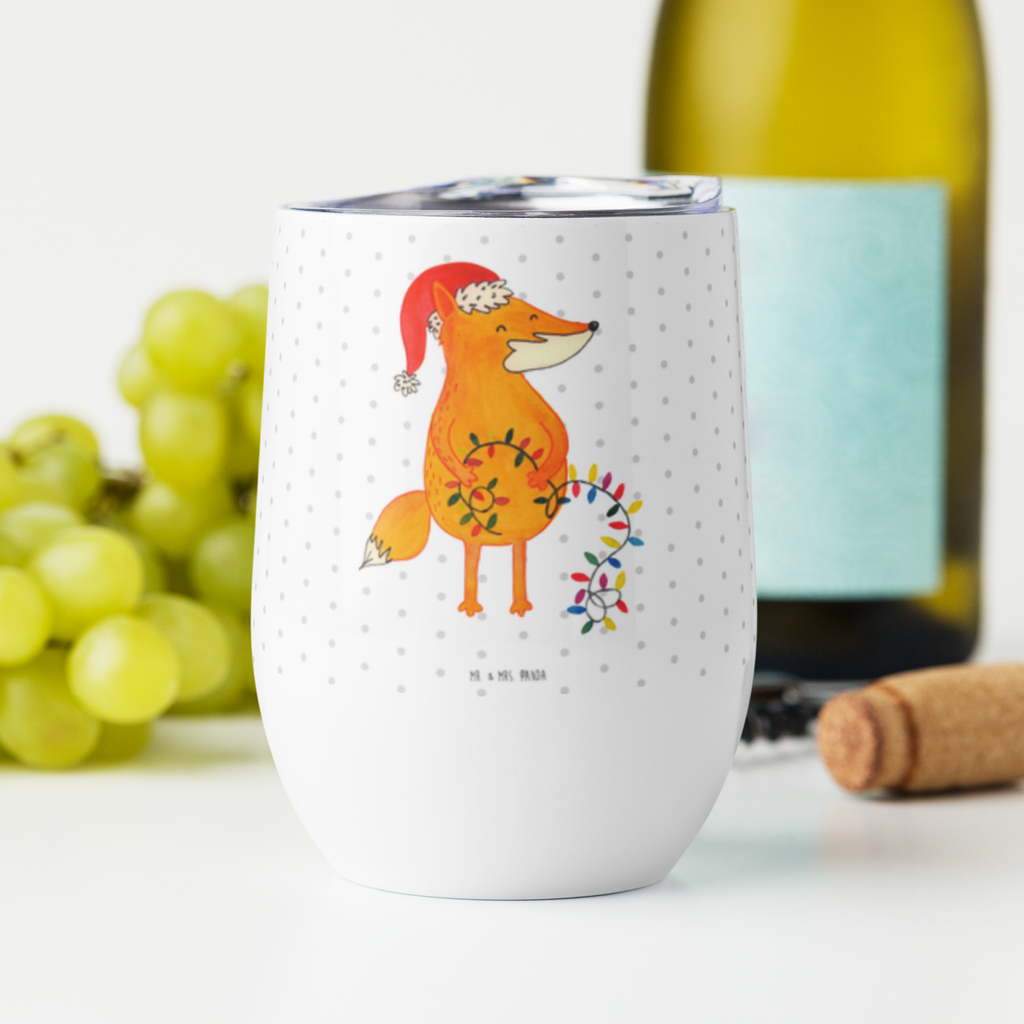 Weinbecher Fuchs Weihnachten Weinbecher, Glühwein Becher, Heißgetränke, Trinkbecher, Weinkelch, Weingläser, hochwertiger Weinbecher, Weinbecher Reisen, Weinbecher unterwegs, Winter, Weihnachten, Weihnachtsdeko, Nikolaus, Advent, Heiligabend, Wintermotiv, Fuchs, Füchse, Spruch schön, Geschenk Weihnachten, Weihnachtsmann, Weihnachtszeit
