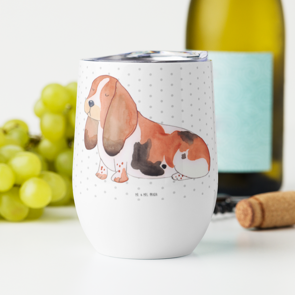 Weinbecher Hund Basset Hound Weinbecher, Glühwein Becher, Heißgetränke, Trinkbecher, Weinkelch, Weingläser, hochwertiger Weinbecher, Weinbecher Reisen, Weinbecher unterwegs, Hund, Hundemotiv, Haustier, Hunderasse, Tierliebhaber, Hundebesitzer, Sprüche, Basset Hound, Basset, Hundeliebe, kinderlos
