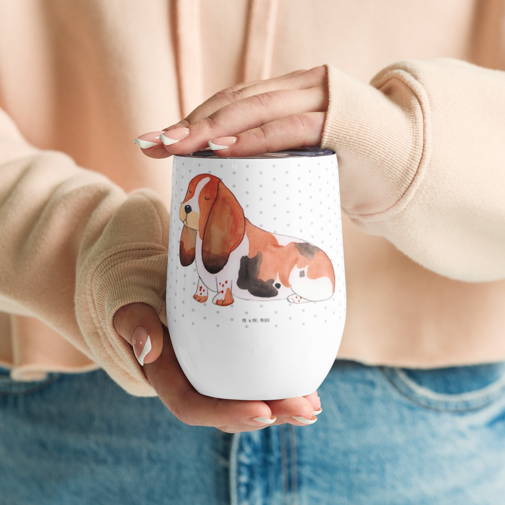 Weinbecher Hund Basset Hound Weinbecher, Glühwein Becher, Heißgetränke, Trinkbecher, Weinkelch, Weingläser, hochwertiger Weinbecher, Weinbecher Reisen, Weinbecher unterwegs, Hund, Hundemotiv, Haustier, Hunderasse, Tierliebhaber, Hundebesitzer, Sprüche, Basset Hound, Basset, Hundeliebe, kinderlos