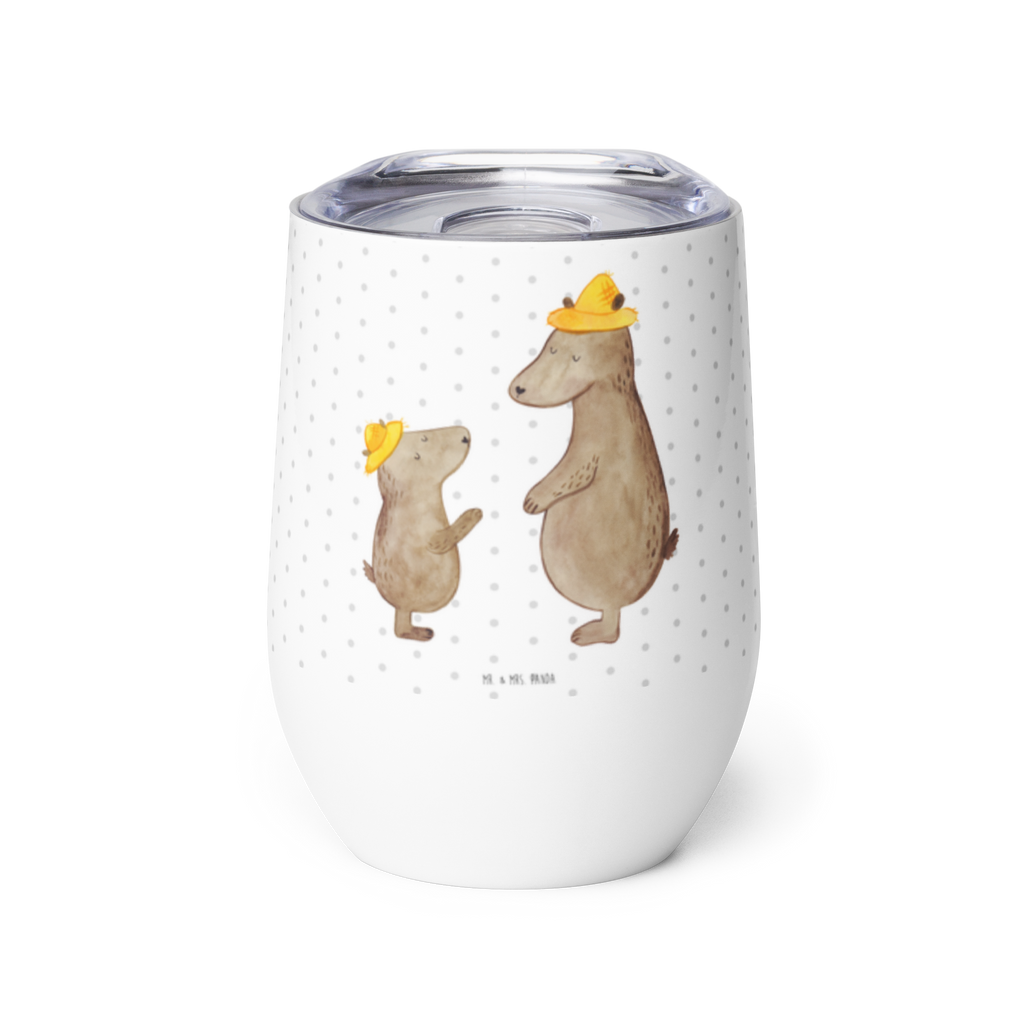 Weinbecher Bären mit Hut Weinbecher, Glühwein Becher, Heißgetränke, Trinkbecher, Weinkelch, Weingläser, hochwertiger Weinbecher, Weinbecher Reisen, Weinbecher unterwegs, Familie, Vatertag, Muttertag, Bruder, Schwester, Mama, Papa, Oma, Opa, Bär, Bären, Vater, Papi, Paps, Dad, Daddy, Lieblingsmensch, Sohn, Söhne, Kind, Kinder, Vater-Sohn, Family, Vorbild