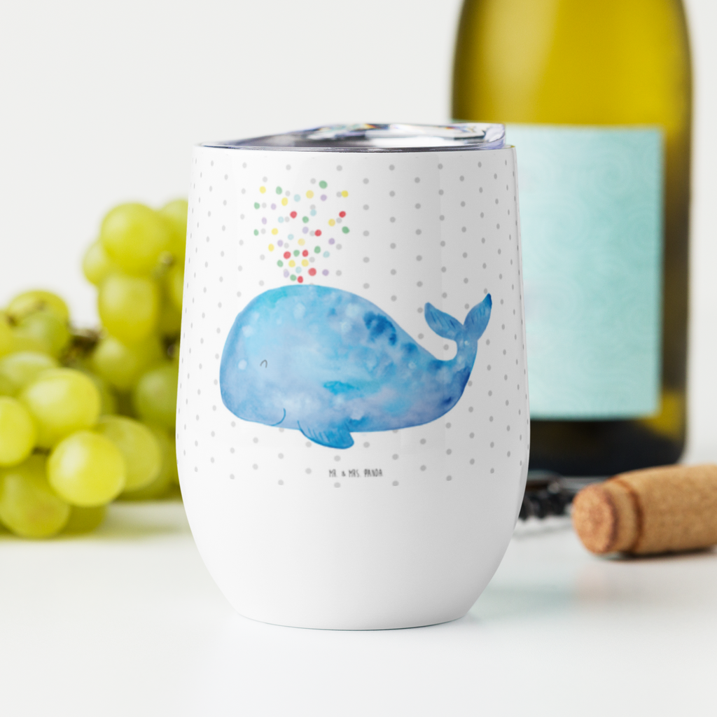 Weinbecher Wal Konfetti Weinbecher, Glühwein Becher, Heißgetränke, Trinkbecher, Weinkelch, Weingläser, hochwertiger Weinbecher, Weinbecher Reisen, Weinbecher unterwegs, Meerestiere, Meer, Urlaub, Wal, Konfetti, Wale, Motivation, Neuanfang, Trennung, Diät, Abnehmen, Neustart, Lebensabschnitt, Geburtstag