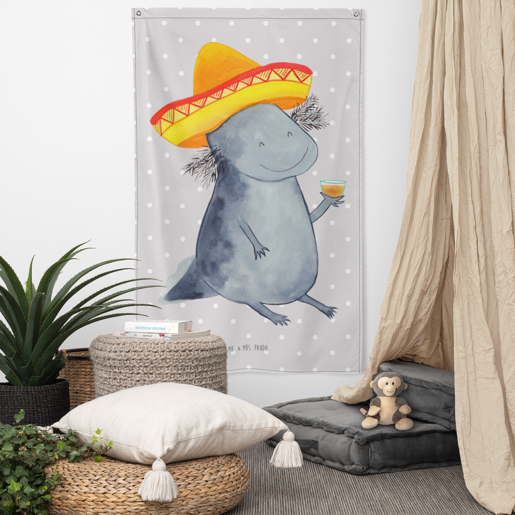 Wandteppich Axolotl Tequila Wandbehang, Dekoration, Boho, Wandteppich, Wandtuch, Wanddeko, Tapisserie, Tapestry, Wandbild, Textil-Kunst, Schmuck-Wandbehang, Wand Deko, Kinderzimmer, Kinderzimmer Wand, Kinderzimmer Deko, Kinderzimmer Wanddeko, Axolotl, Molch, Mexico, Mexiko, Sombrero, Zitrone, Tequila, Motivation, Spruch, Schwanzlurch, Lurch, Lurche, Axolot, Feuerdrache, Feuersalamander