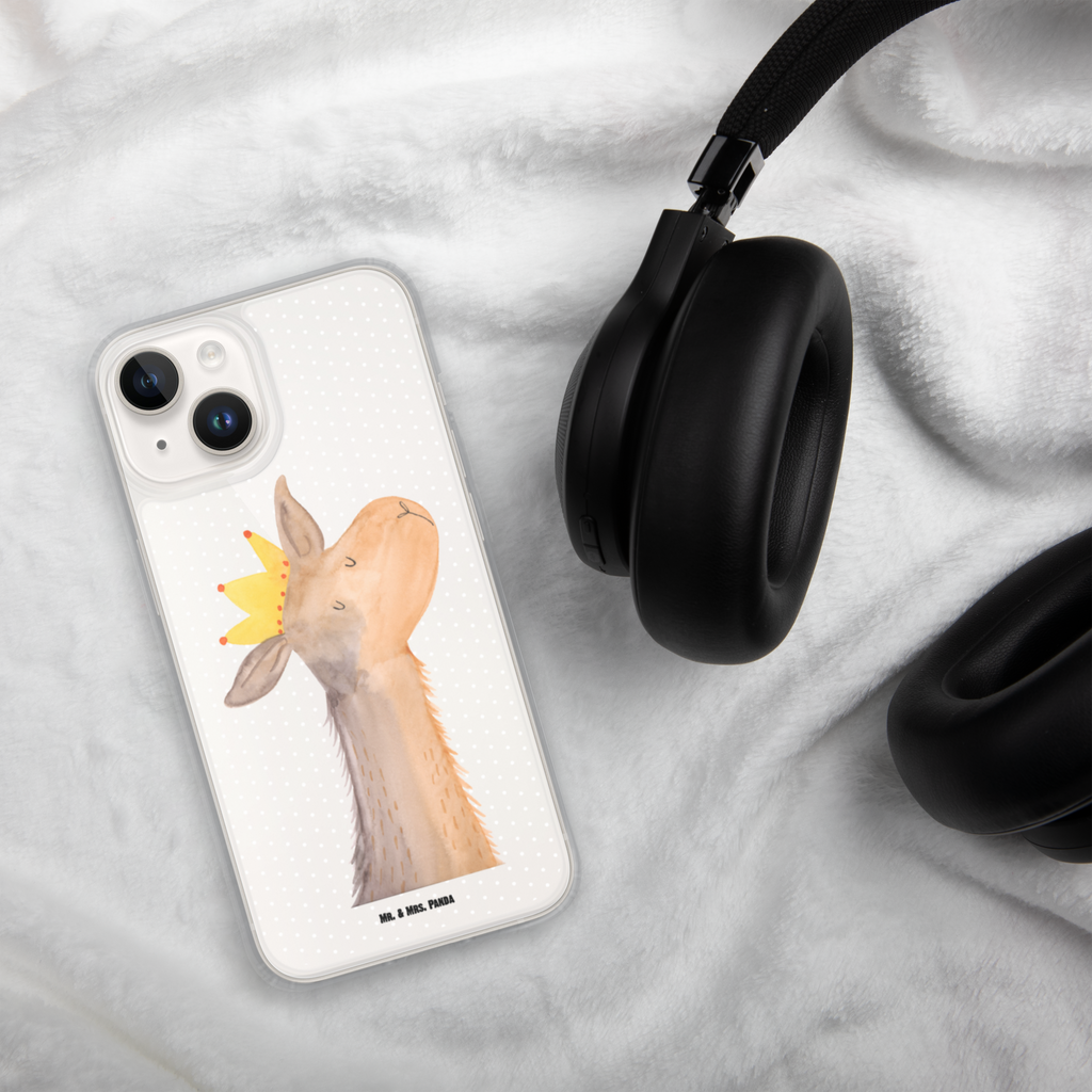 Handyhülle Lamakopf König Handyhülle, Handycover, Transparente Handyhülle, Flexible Handyhülle, Handyschutz, Transparent, Durchsichtig, Schutzhülle für Handy, Stilvolle Handyhülle, Robuste Handyhülle, Schutz vor Kratzern, Schützende Handyhülle, Lama, Alpaka, Lamas, König, Königin, Freundin, Mama, Papa, Büro Kollege, Kollegin, Chef, Vorgesetzter, Abi, Abitur