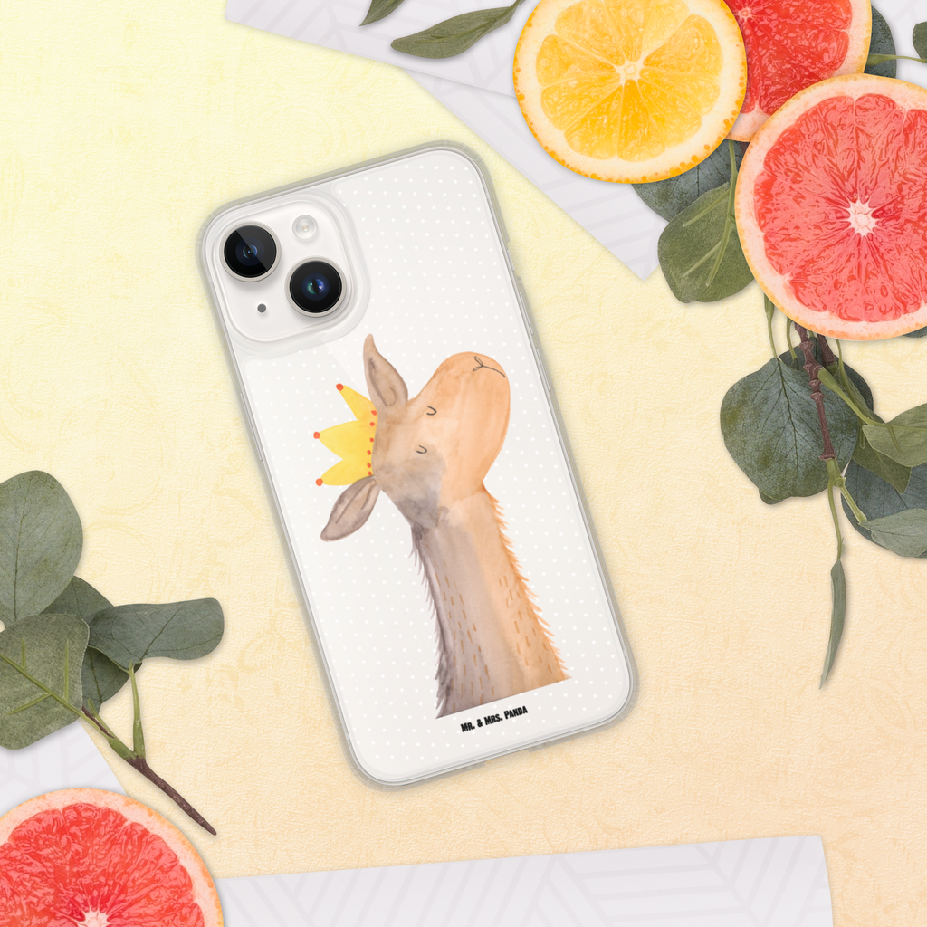 Handyhülle Lamakopf König Handyhülle, Handycover, Transparente Handyhülle, Flexible Handyhülle, Handyschutz, Transparent, Durchsichtig, Schutzhülle für Handy, Stilvolle Handyhülle, Robuste Handyhülle, Schutz vor Kratzern, Schützende Handyhülle, Lama, Alpaka, Lamas, König, Königin, Freundin, Mama, Papa, Büro Kollege, Kollegin, Chef, Vorgesetzter, Abi, Abitur