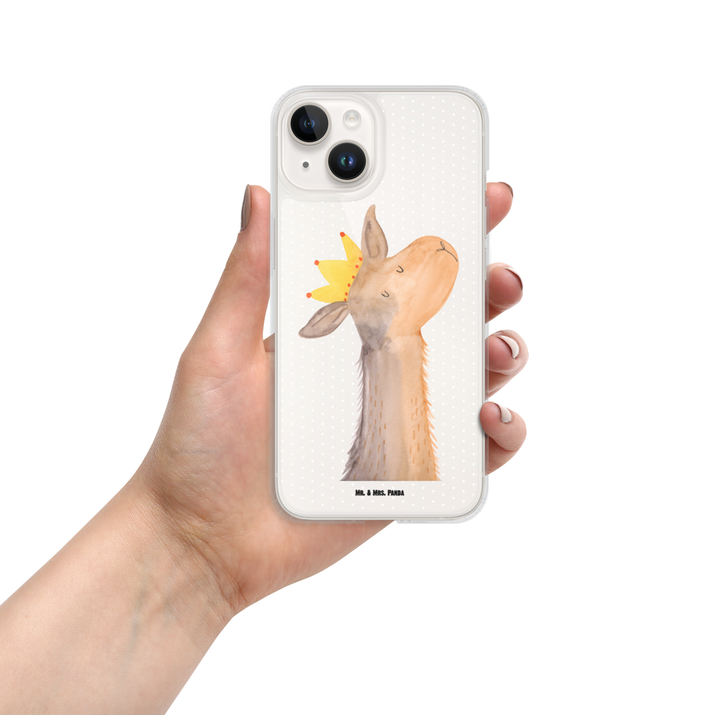 Handyhülle Lamakopf König Handyhülle, Handycover, Transparente Handyhülle, Flexible Handyhülle, Handyschutz, Transparent, Durchsichtig, Schutzhülle für Handy, Stilvolle Handyhülle, Robuste Handyhülle, Schutz vor Kratzern, Schützende Handyhülle, Lama, Alpaka, Lamas, König, Königin, Freundin, Mama, Papa, Büro Kollege, Kollegin, Chef, Vorgesetzter, Abi, Abitur