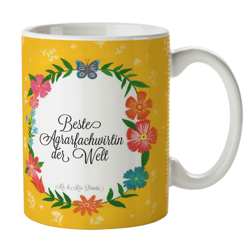Tasse Design Frame Happy Girls Agrarfachwirtin Geschenk Becher, Kaffeetasse, Kaffeebecher, Tee, Frühstück, Büro  