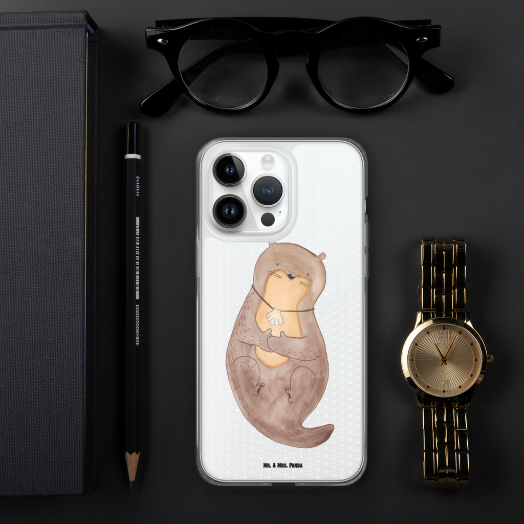 Handyhülle Otter mit Muschelmedaillon Otter, Otterliebe, Seeotter, grübeln, träumen, Motivation, Tagträumen, Büro	 Handyhülle, Handycover, Transparente Handyhülle, Flexible Handyhülle, Handyschutz, Transparent, Durchsichtig, Schutzhülle für Handy, Stilvolle Handyhülle, Robuste Handyhülle, Schutz vor Kratzern, Schützende Handyhülle  Otter,  Fischotter,  Seeotter