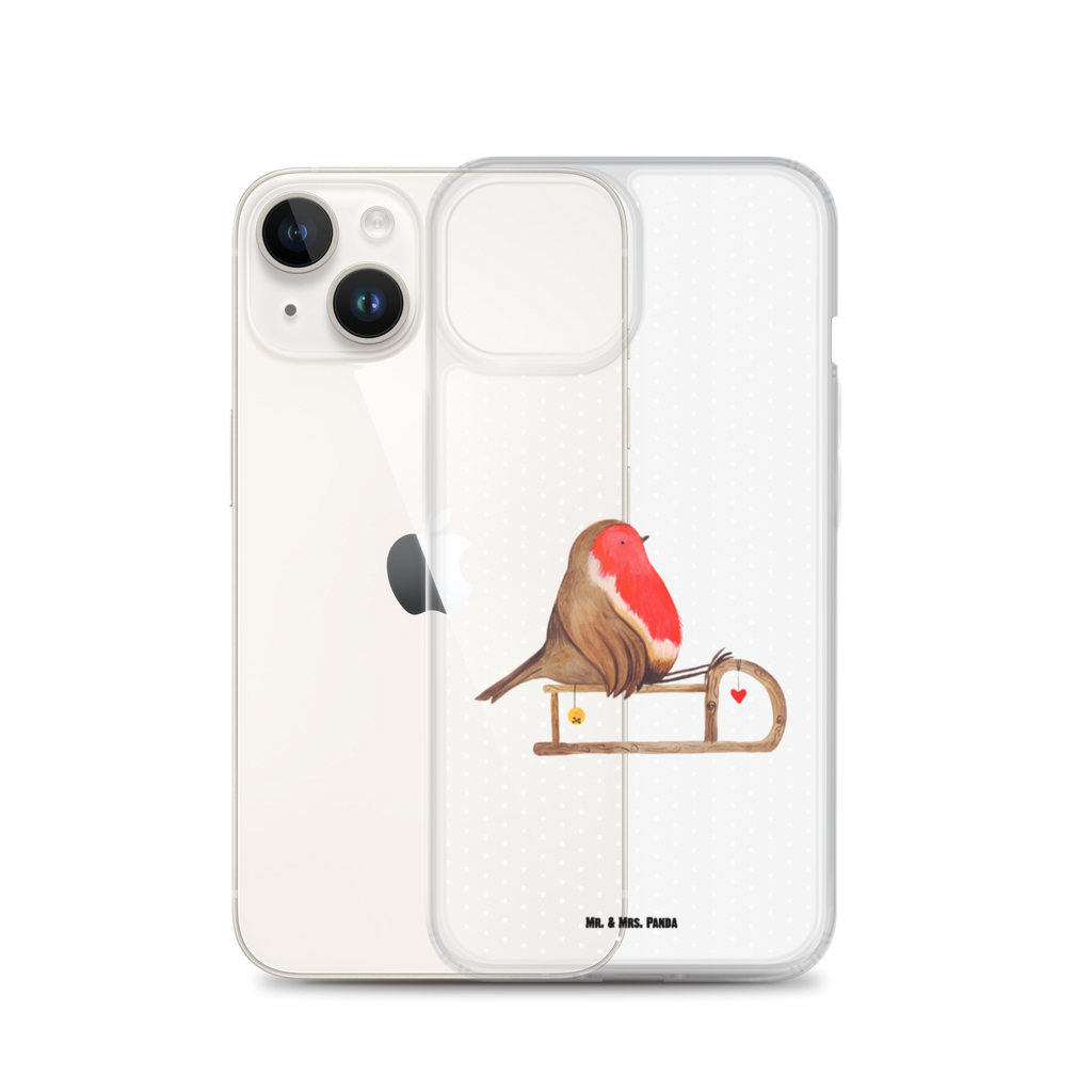 Handyhülle Rotkehlchen Schlitten Handyhülle, Handycover, Transparente Handyhülle, Flexible Handyhülle, Handyschutz, Transparent, Durchsichtig, Schutzhülle für Handy, Stilvolle Handyhülle, Robuste Handyhülle, Schutz vor Kratzern, Schützende Handyhülle, Winter, Weihnachten, Weihnachtsdeko, Nikolaus, Advent, Heiligabend, Wintermotiv, Schlitten, Vogel