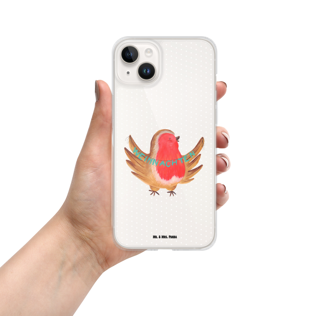 Handyhülle Rotkehlchen Weihnachten Handyhülle, Handycover, Transparente Handyhülle, Flexible Handyhülle, Handyschutz, Transparent, Durchsichtig, Schutzhülle für Handy, Stilvolle Handyhülle, Robuste Handyhülle, Schutz vor Kratzern, Schützende Handyhülle, Winter, Weihnachten, Weihnachtsdeko, Nikolaus, Advent, Heiligabend, Wintermotiv, Frohe Weihnachten, Weihnachtsmotiv, Weihnachtsgruß, Vogel, xmas