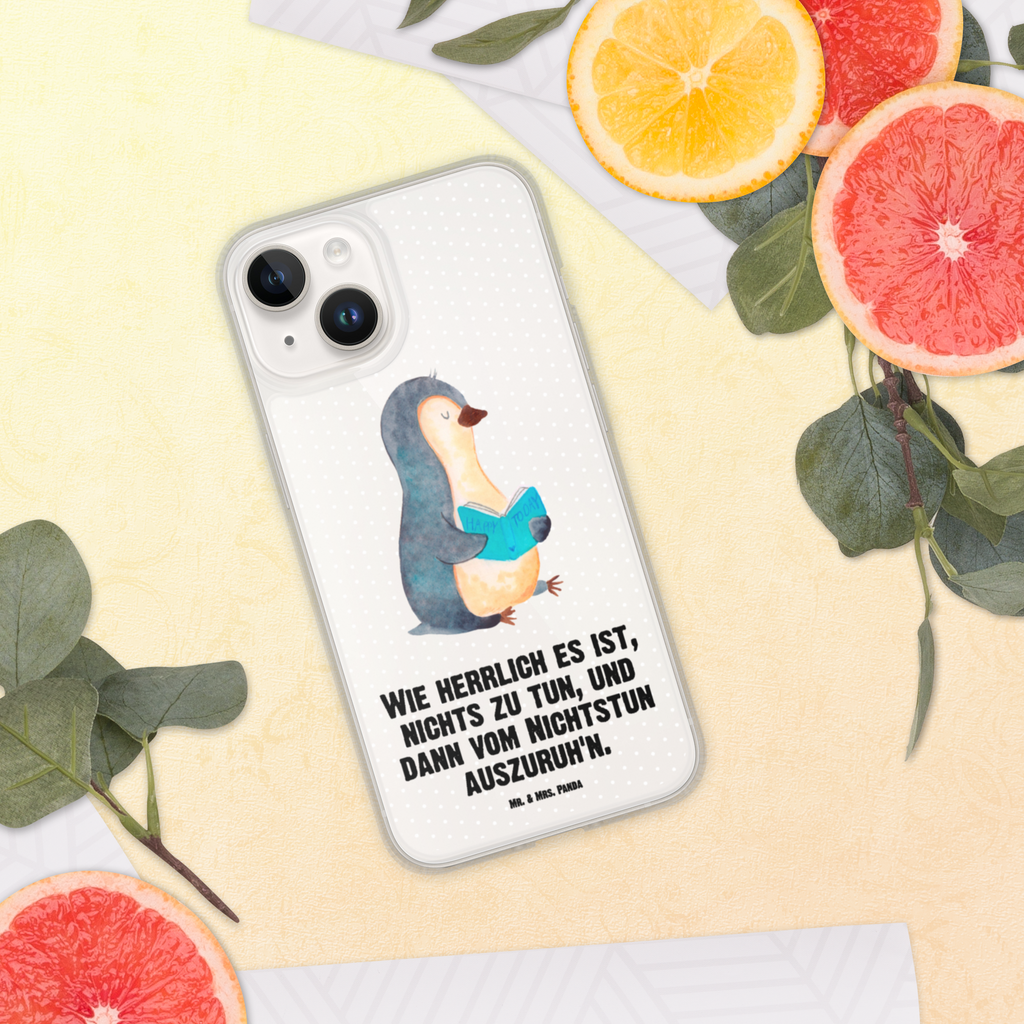 Handyhülle Pinguin Buch Handyhülle, Handycover, Transparente Handyhülle, Flexible Handyhülle, Handyschutz, Transparent, Durchsichtig, Schutzhülle für Handy, Stilvolle Handyhülle, Robuste Handyhülle, Schutz vor Kratzern, Schützende Handyhülle, Pinguin, Pinguine, Buch, Lesen, Bücherwurm, Nichtstun, Faulenzen, Ferien, Urlaub, Freizeit