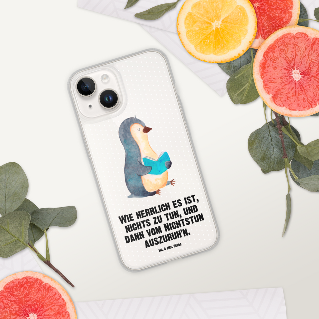 Handyhülle Pinguin Buch Handyhülle, Handycover, Transparente Handyhülle, Flexible Handyhülle, Handyschutz, Transparent, Durchsichtig, Schutzhülle für Handy, Stilvolle Handyhülle, Robuste Handyhülle, Schutz vor Kratzern, Schützende Handyhülle, Pinguin, Pinguine, Buch, Lesen, Bücherwurm, Nichtstun, Faulenzen, Ferien, Urlaub, Freizeit