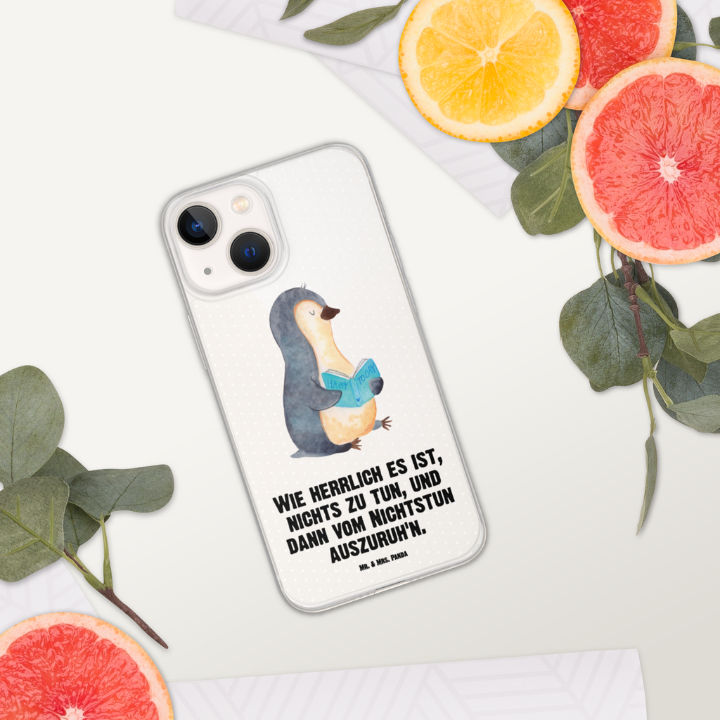 Handyhülle Pinguin Buch Handyhülle, Handycover, Transparente Handyhülle, Flexible Handyhülle, Handyschutz, Transparent, Durchsichtig, Schutzhülle für Handy, Stilvolle Handyhülle, Robuste Handyhülle, Schutz vor Kratzern, Schützende Handyhülle, Pinguin, Pinguine, Buch, Lesen, Bücherwurm, Nichtstun, Faulenzen, Ferien, Urlaub, Freizeit