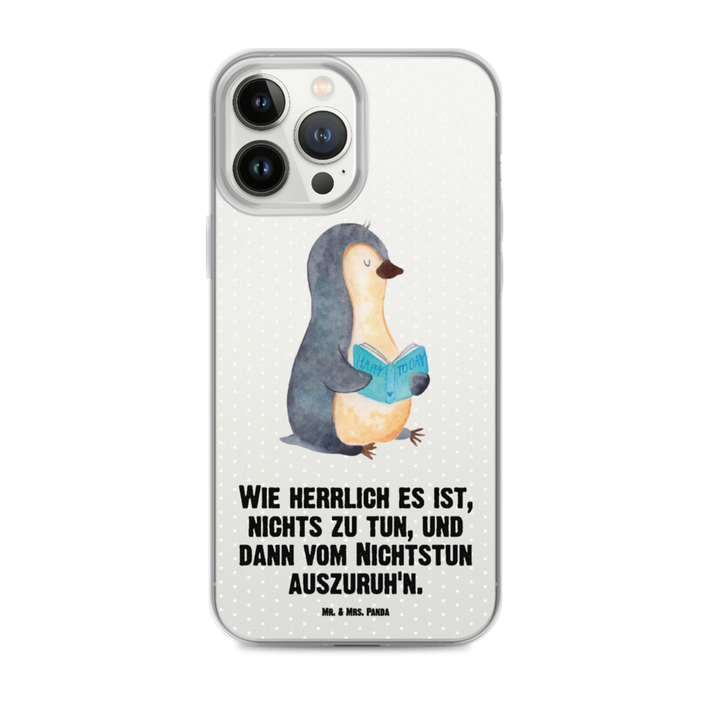 Handyhülle Pinguin Buch Handyhülle, Handycover, Transparente Handyhülle, Flexible Handyhülle, Handyschutz, Transparent, Durchsichtig, Schutzhülle für Handy, Stilvolle Handyhülle, Robuste Handyhülle, Schutz vor Kratzern, Schützende Handyhülle, Pinguin, Pinguine, Buch, Lesen, Bücherwurm, Nichtstun, Faulenzen, Ferien, Urlaub, Freizeit