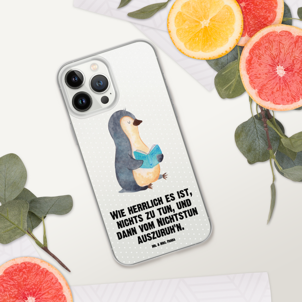 Handyhülle Pinguin Buch Handyhülle, Handycover, Transparente Handyhülle, Flexible Handyhülle, Handyschutz, Transparent, Durchsichtig, Schutzhülle für Handy, Stilvolle Handyhülle, Robuste Handyhülle, Schutz vor Kratzern, Schützende Handyhülle, Pinguin, Pinguine, Buch, Lesen, Bücherwurm, Nichtstun, Faulenzen, Ferien, Urlaub, Freizeit