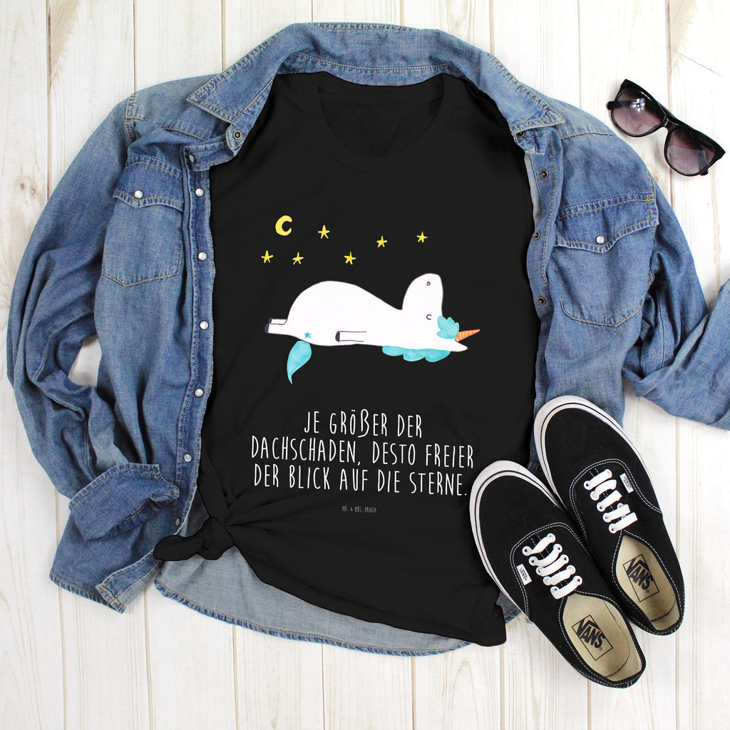 Größe S T-Shirt Einhorn Sternenhimmel T-Shirt, Shirt, Tshirt, Lustiges T-Shirt, T-Shirt mit Spruch, Party, Junggesellenabschied, Jubiläum, Geburstag, Herrn, Damen, Männer, Frauen, Schlafshirt, Nachthemd, Sprüche, Einhorn, Einhörner, Einhorn Deko, Pegasus, Unicorn, Sterne, Dachschaden, Verrückt, Sternenhimmel