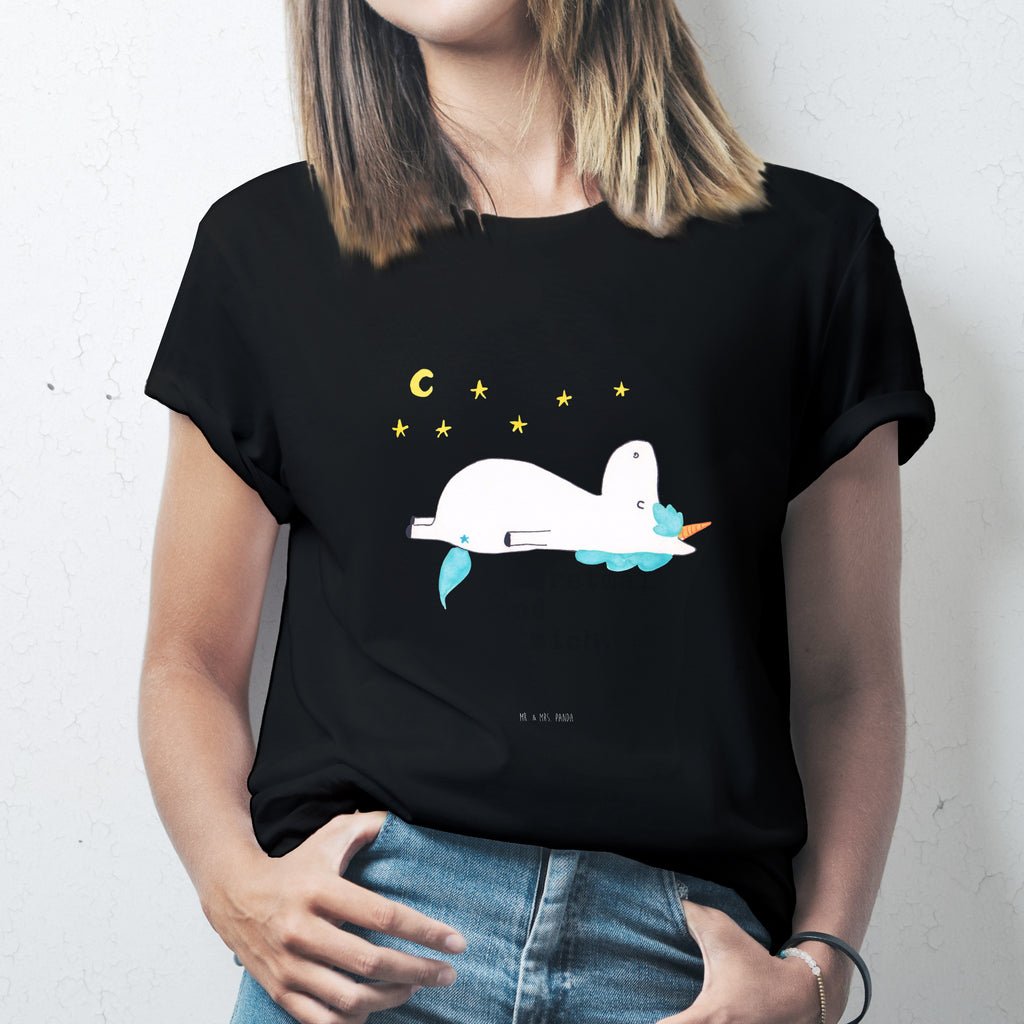 Größe S T-Shirt Einhorn Sternenhimmel T-Shirt, Shirt, Tshirt, Lustiges T-Shirt, T-Shirt mit Spruch, Party, Junggesellenabschied, Jubiläum, Geburstag, Herrn, Damen, Männer, Frauen, Schlafshirt, Nachthemd, Sprüche, Einhorn, Einhörner, Einhorn Deko, Pegasus, Unicorn, Sterne, Dachschaden, Verrückt, Sternenhimmel