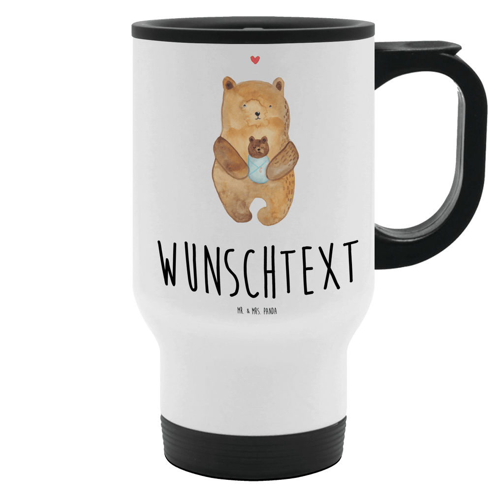 Personalisierter Thermobecher Bär mit Baby Personalisierter Thermobecher, Personalisierter To Go Becher, Personalisierte Thermotasse, Personalisierter Kaffeebecher, Personalisierter Isolierbecher, Thermobecher personalisieren, Thermobecher mit Namen, Thermobecher selbst gestalten, Wunschname, Spülmaschinenfest, Bedrucken, Isolierbecher mit Namen, Isolierbecher selbst gestalten, Thermotasse personalisieren, Thermotasse mit Namen, Bär, Teddy, Teddybär, Eltern, Mutter, Baby, Taufe, Geburt, Nichte, Neffe, Enkel, Enkelin, Täufling, Geburtstag, Glückwunsch