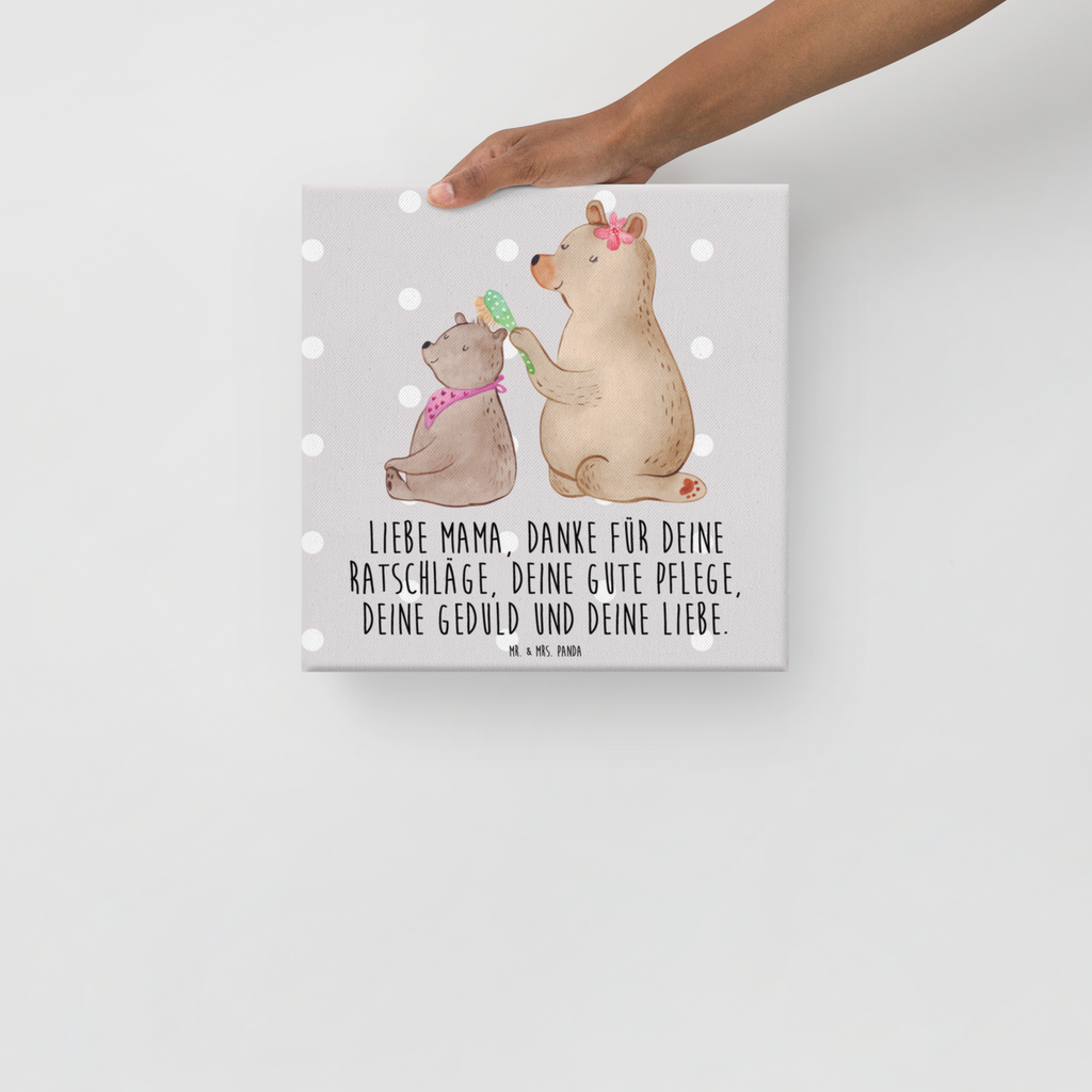 Leinwand Bild Bär mit Kind Leinwand, Bild, Kunstdruck, Wanddeko, Dekoration, Familie, Vatertag, Muttertag, Bruder, Schwester, Mama, Papa, Oma, Opa, Geschenk, Mutti, Mutter