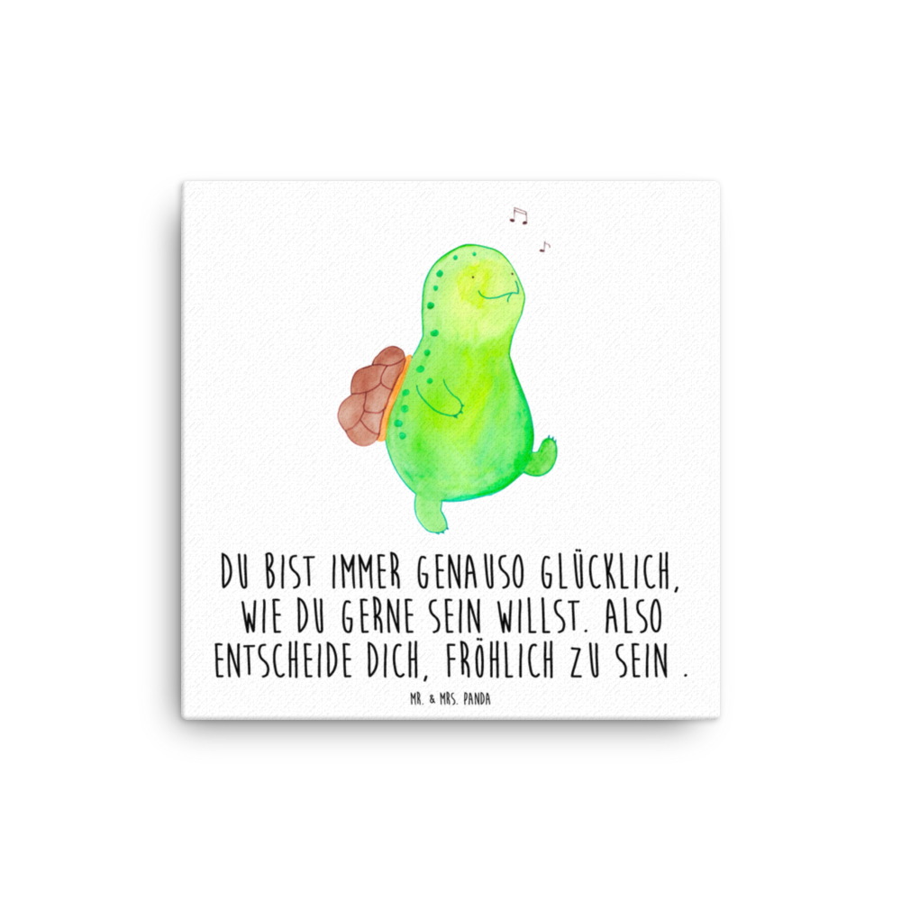 Leinwand Bild Schildkröte pfeift Leinwand, Bild, Kunstdruck, Wanddeko, Dekoration, Schildkröte, Schildi, Schildkröten, fröhlich, Glück, Motivation, Lebensfreude, Depression, Trennung, Neuanfang