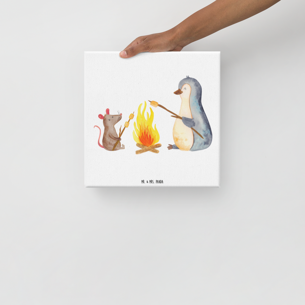 Leinwand Bild Pinguin Lagerfeuer Leinwand, Bild, Kunstdruck, Wanddeko, Dekoration, Pinguin, Maus, Pinguine, Lagerfeuer, Leben, Arbeit, Job, Motivation, Büro, Büroalltag, Lebensspruch, Lebensmotivation, Neustart, Liebe, grillen, Feuer, Marshmallows