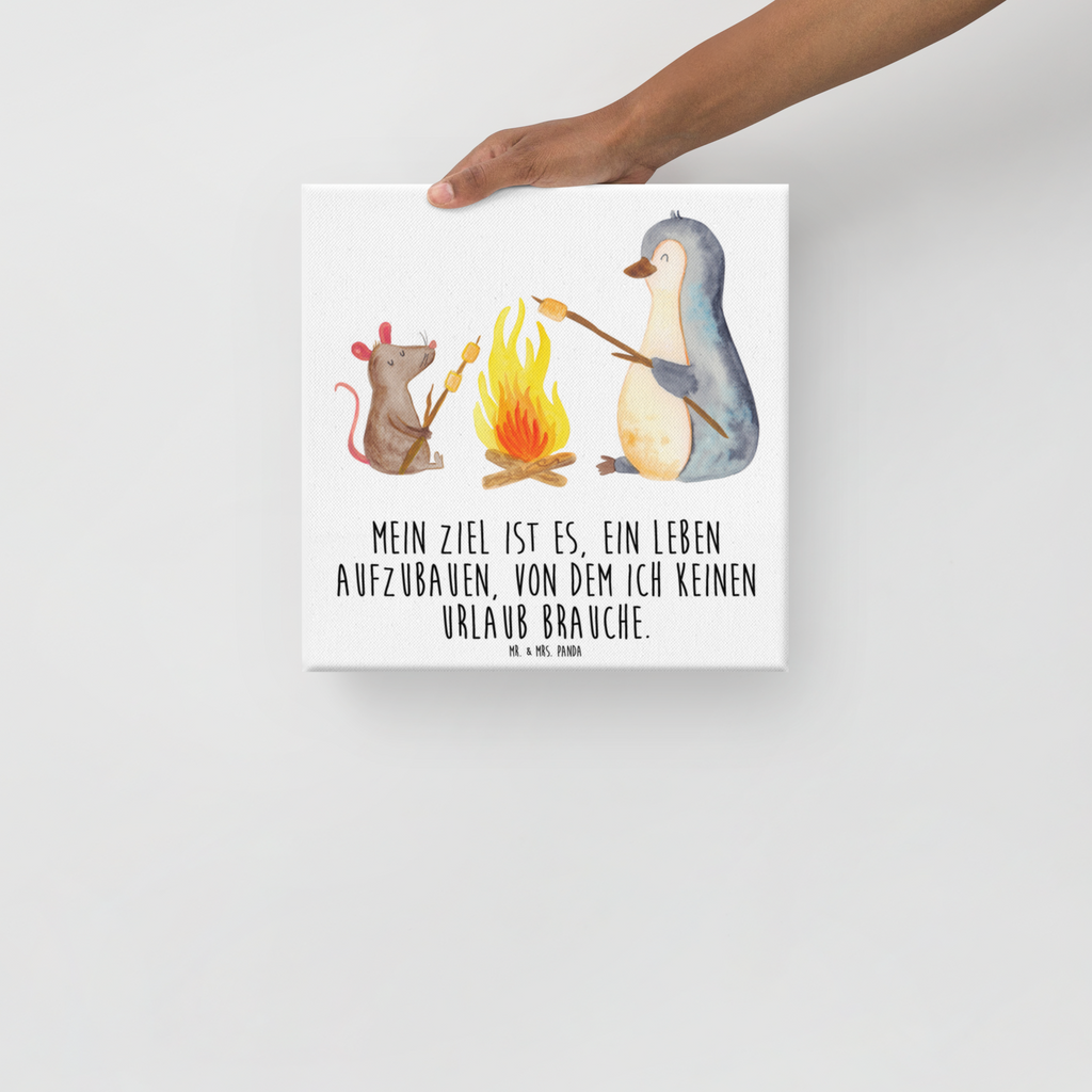 Leinwand Bild Pinguin Lagerfeuer Leinwand, Bild, Kunstdruck, Wanddeko, Dekoration, Pinguin, Maus, Pinguine, Lagerfeuer, Leben, Arbeit, Job, Motivation, Büro, Büroalltag, Lebensspruch, Lebensmotivation, Neustart, Liebe, grillen, Feuer, Marshmallows
