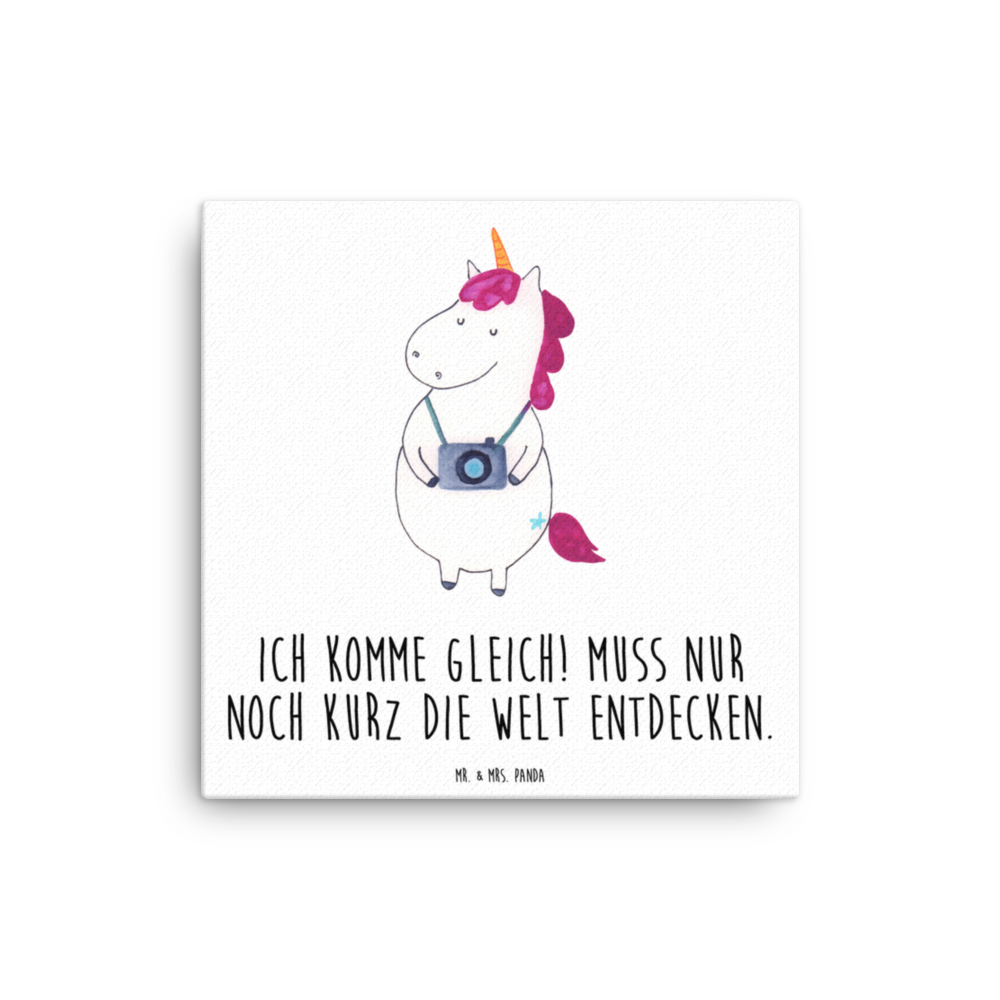 Leinwand Bild Einhorn Fotograf Leinwand, Bild, Kunstdruck, Wanddeko, Dekoration, Einhorn, Einhörner, Einhorn Deko, Pegasus, Unicorn, Fotograf, Fotografie, Kamera, Reisen, Weltreise, Weltenbummler, Urlaub, Tourist, Kurztrip, Reise, Städtereise