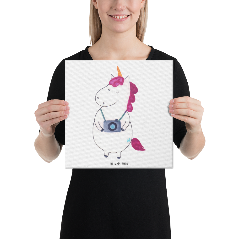 Leinwand Bild Einhorn Fotograf Leinwand, Bild, Kunstdruck, Wanddeko, Dekoration, Einhorn, Einhörner, Einhorn Deko, Pegasus, Unicorn, Fotograf, Fotografie, Kamera, Reisen, Weltreise, Weltenbummler, Urlaub, Tourist, Kurztrip, Reise, Städtereise