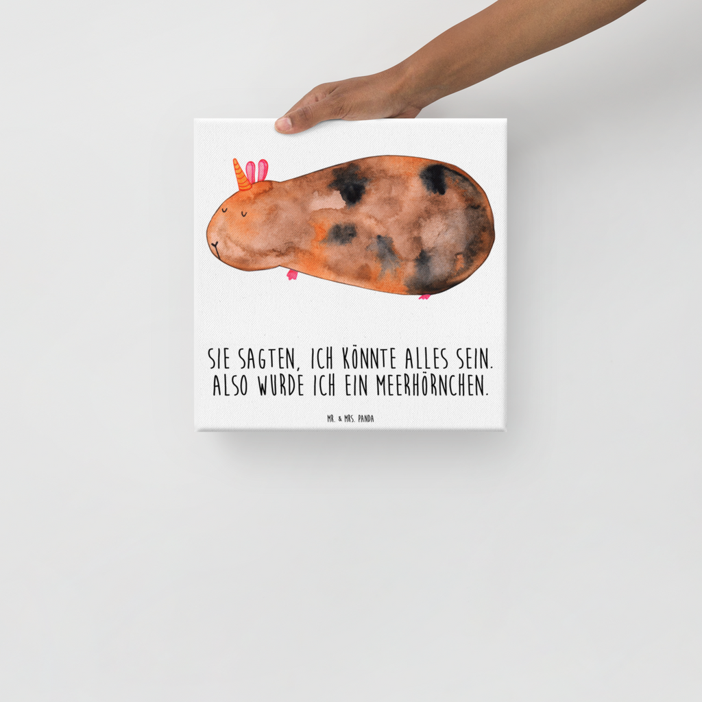 Leinwand Bild Meerhörnchen Leinwand, Bild, Kunstdruck, Wanddeko, Dekoration, Einhorn, Einhörner, Einhorn Deko, Pegasus, Unicorn, Meerhörnchen, Meericorn, Meerschwein, Meerschweinchen