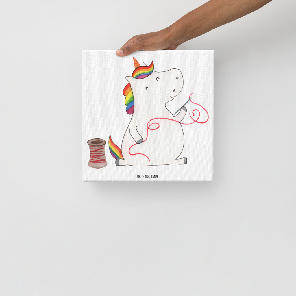 Leinwand Bild Einhorn Näherin Leinwand, Bild, Kunstdruck, Wanddeko, Dekoration, Einhorn, Einhörner, Einhorn Deko, Pegasus, Unicorn, Näherin, nähen, Mädchen, Freundin, Häkeln, Stricken, basteln, Nähzimmer