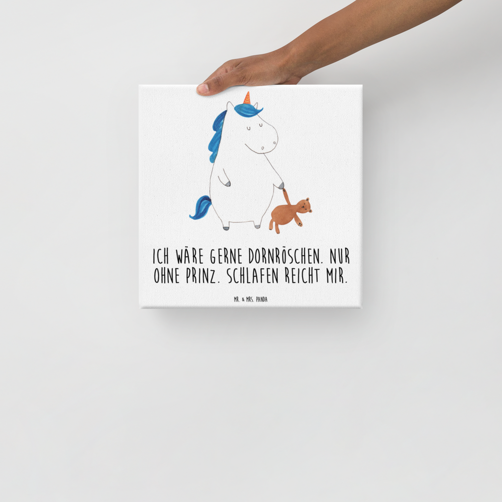 Leinwand Bild Einhorn Teddy Leinwand, Bild, Kunstdruck, Wanddeko, Dekoration, Einhorn, Einhörner, Einhorn Deko, Pegasus, Unicorn, schlafen, gute Nacht, Single, Bett, Träumen, Freundin, Singleleben
