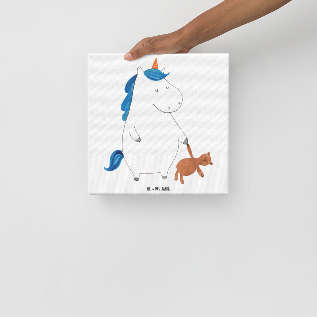 Leinwand Bild Einhorn Teddy Leinwand, Bild, Kunstdruck, Wanddeko, Dekoration, Einhorn, Einhörner, Einhorn Deko, Pegasus, Unicorn, schlafen, gute Nacht, Single, Bett, Träumen, Freundin, Singleleben