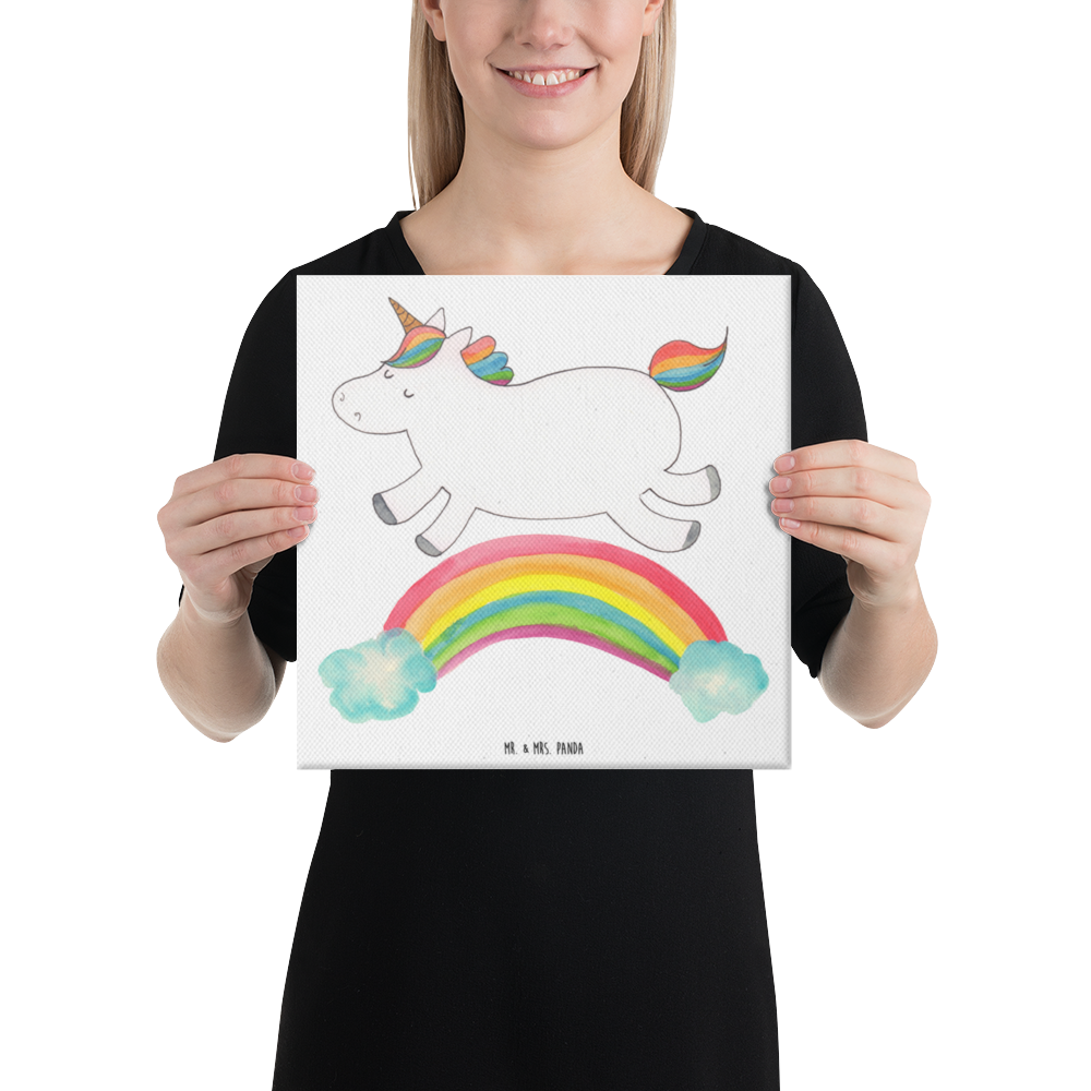 Leinwand Bild Einhorn Regenbogen Leinwand, Bild, Kunstdruck, Wanddeko, Dekoration, Einhorn, Einhörner, Einhorn Deko, Pegasus, Unicorn, Regenbogen, Glitzer, Einhornpower, Erwachsenwerden, Einhornautobahn