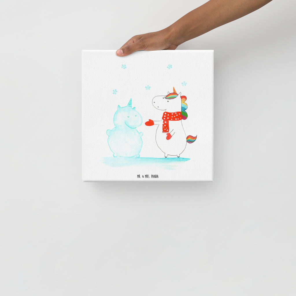 Leinwand Bild Einhorn Schneemann Leinwand, Bild, Kunstdruck, Wanddeko, Dekoration, Einhorn, Einhörner, Einhorn Deko, Pegasus, Unicorn, Schneemann, Winter, Schnee, Kuchen, Weihnachten, kalt, Mütze, Handschuhe, X-Mas