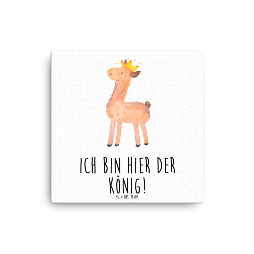 Leinwand Bild Lama König Leinwand, Bild, Kunstdruck, Wanddeko, Dekoration, Lama, Alpaka, Lamas, König, Königin, Freundin, Mama, Papa, Büro Kollege, Kollegin, Chef, Vorgesetzter, Abi, Abitur