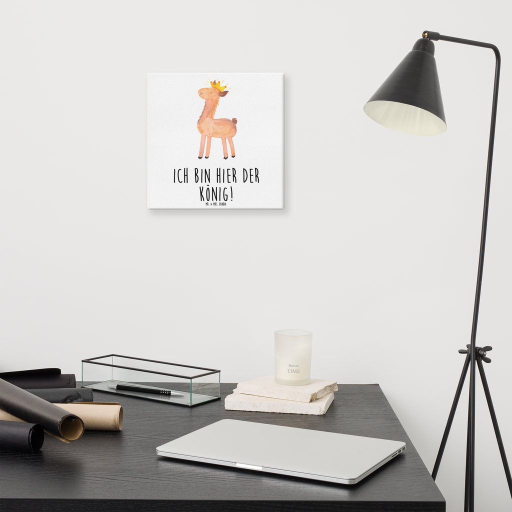 Leinwand Bild Lama König Leinwand, Bild, Kunstdruck, Wanddeko, Dekoration, Lama, Alpaka, Lamas, König, Königin, Freundin, Mama, Papa, Büro Kollege, Kollegin, Chef, Vorgesetzter, Abi, Abitur