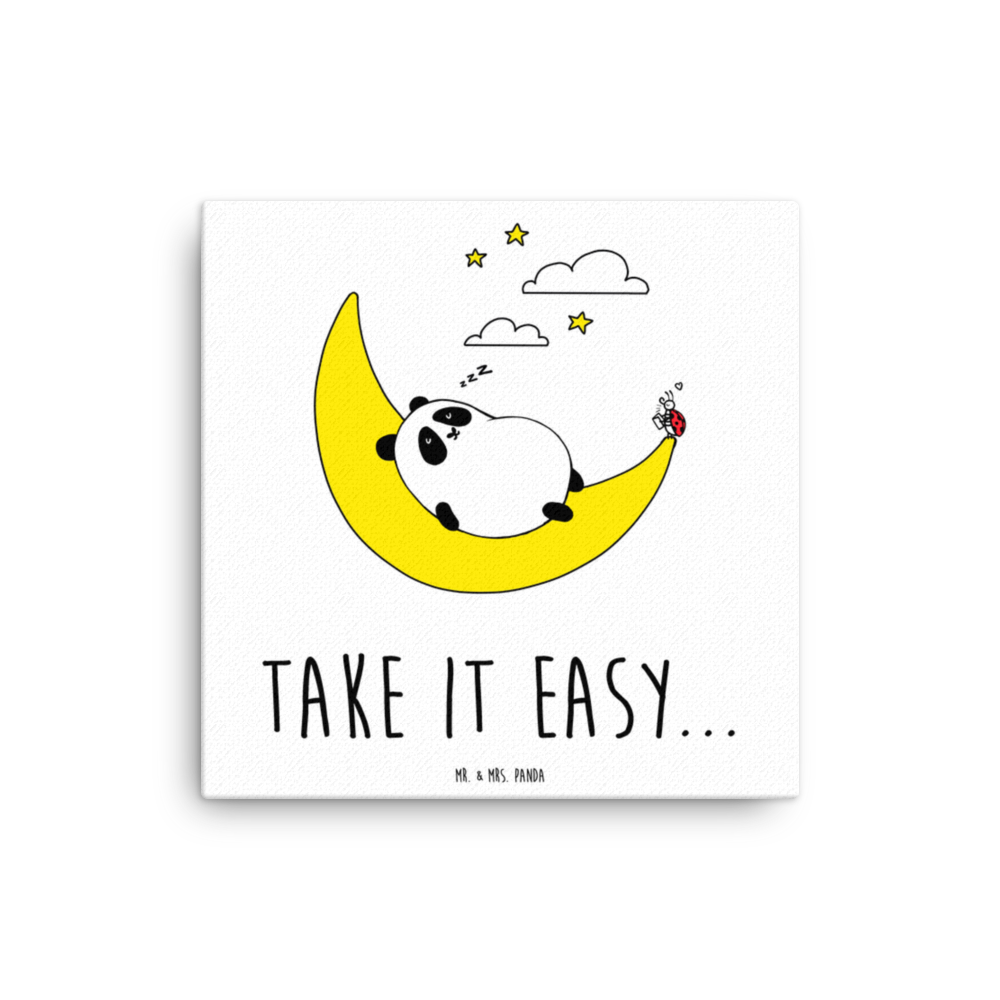 Leinwand Bild Easy & Peasy Take it Easy  Leinwand, Bild, Kunstdruck, Wanddeko, Dekoration  