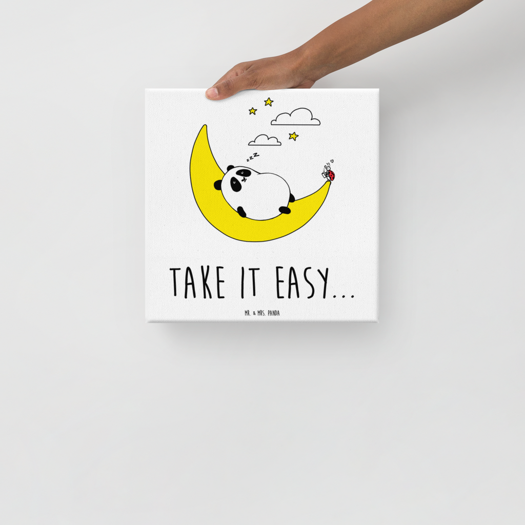 Leinwand Bild Easy & Peasy Take it Easy  Leinwand, Bild, Kunstdruck, Wanddeko, Dekoration  