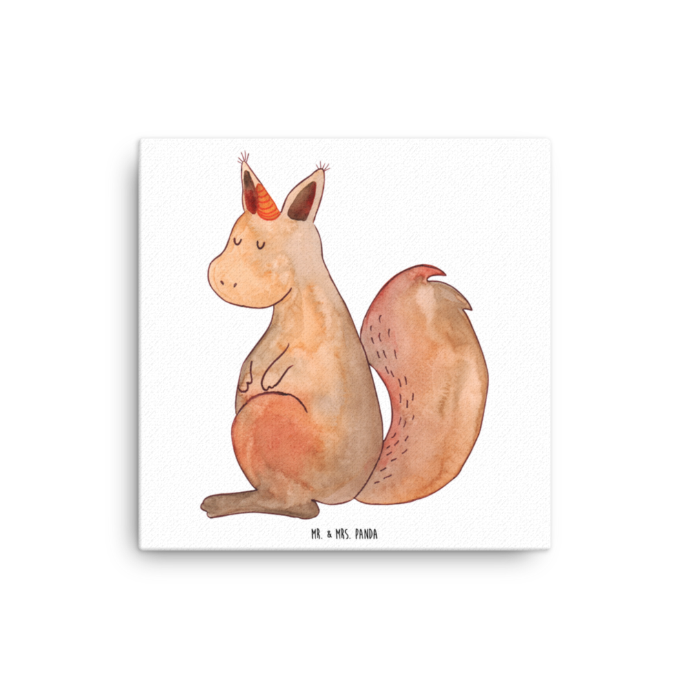 Leinwand Bild Einhörnchen Glaube Leinwand, Bild, Kunstdruck, Wanddeko, Dekoration, Einhorn, Einhörner, Einhorn Deko, Pegasus, Unicorn, Einhörnchen, Eichhörnchen, Eichhorn